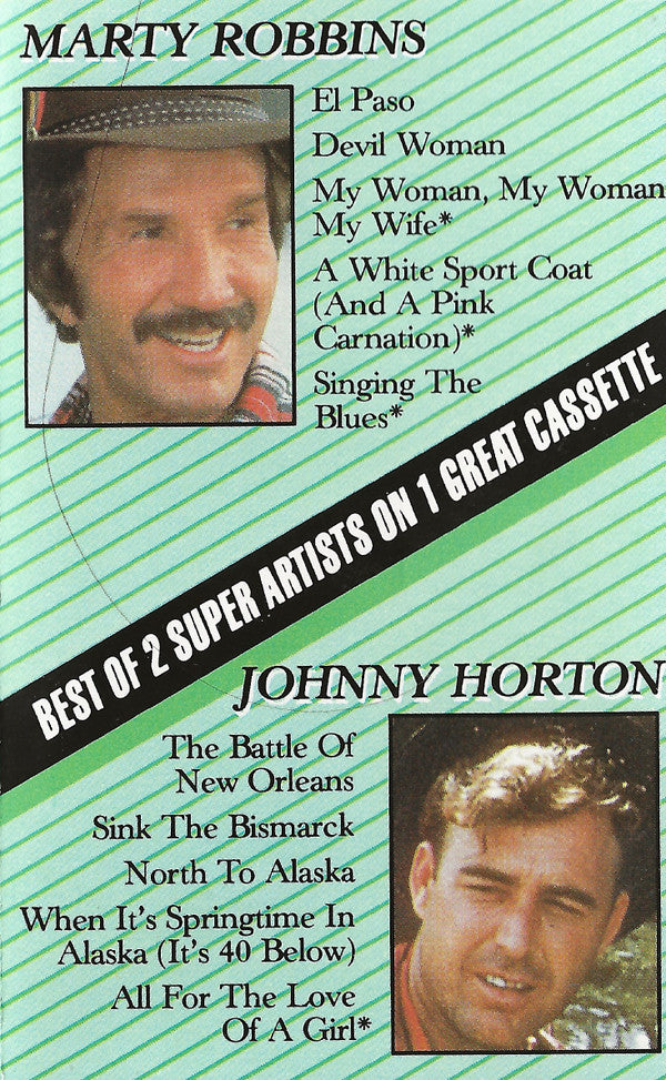 Marty Robbins, Johnny Horton ‎– Marty Robbins / Johnny Horton [Cassette] (Usado)