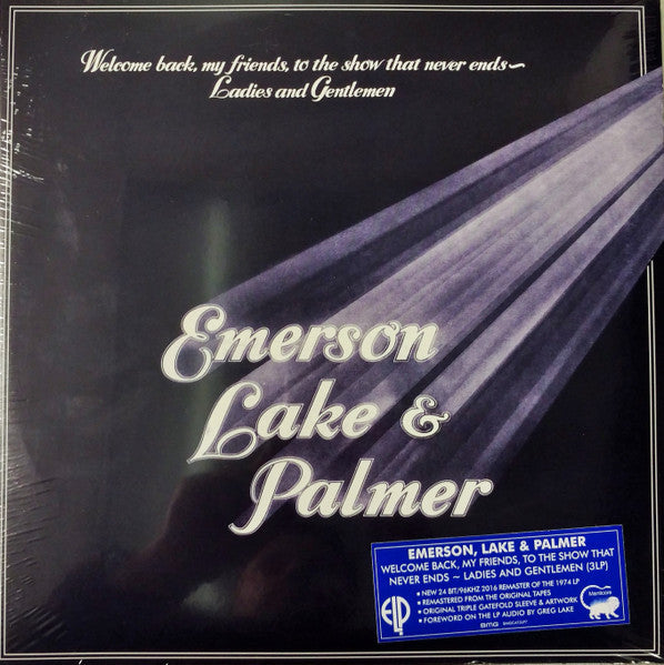 Lake & Palmer Emerson – Welcome Back My Friends to the (3LP) 🇺🇸