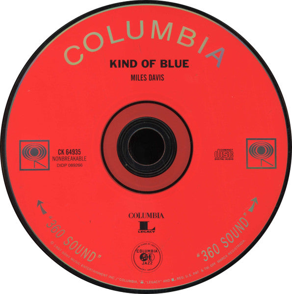 Miles Davis – Kind Of Blue (CD Usado) 💿