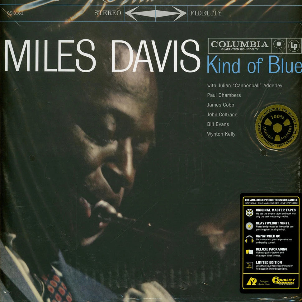 Miles Davis – Kind of Blue [Analogue Productions 33RPM/45RPM Limited Edition Corrected Speed Edition] 🇺🇸