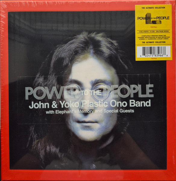 John Lennon; Yoko Ono; Plastic Ono Band – Power to the People: Live at the One to One Concert (Super Deluxe/9cd/3 Blu-Ray Audio) [CD Nuevo] 💿 🇺🇸