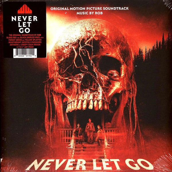Various Artists – Never Let Go (2LP/Blood Red & Black Swirled with Forest Green & Yellow Splatter Vinyl) 🇺🇸