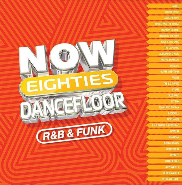 Various Artists – Now! 80'S Dancefloor: R&b & Funk (2LP/RED/WHITE Vinyl) 🇺🇸