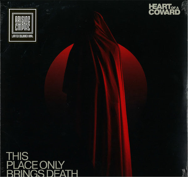 Heart of a Coward – This Place Only Brings Death (Red Transparent/Black Splatter Vinyl) 🇺🇸