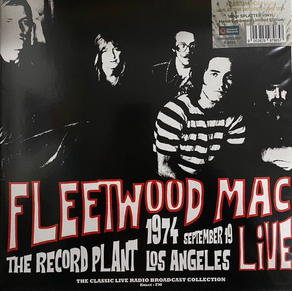 Fleetwood Mac – Live at Record Plant in Los Angeles 19TH September 1974 (Splatter Vinyl) 🇺🇸