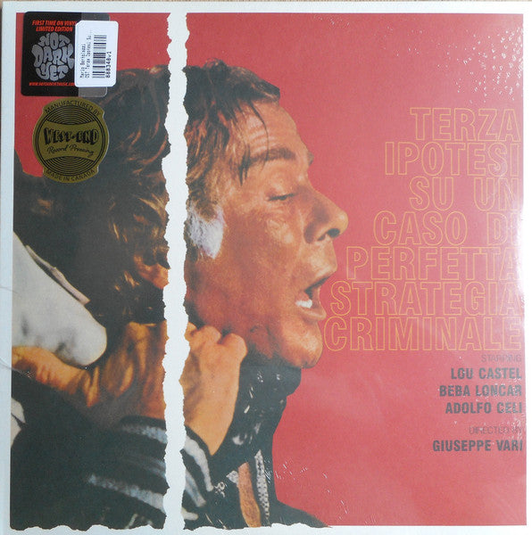 Mario Bertolazzi – Terza Ipotesi Su Un Caso Di Perfetta Strategia Criminale (White & Red Splatter Vinyl) 🇺🇸