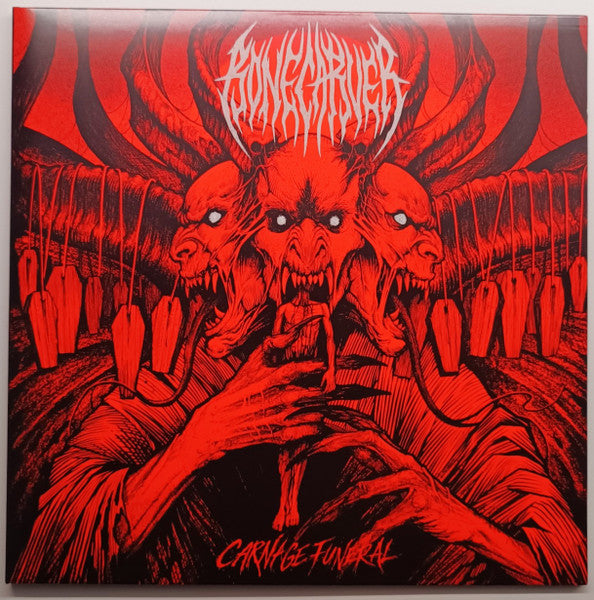 Bonecarver – Carnage Funeral (Red/Black Splatter Fade Vinyl) 🇺🇸