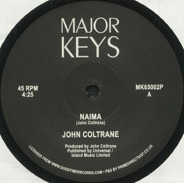 John Coltrane – Naima / My Favorite Things (180G) 🇺🇸