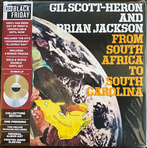 Gil & Brian Jackson Scott-heron – From South Africa to South Carolina (2LP/Gold & White Vinyl) (RSD) 🇺🇸