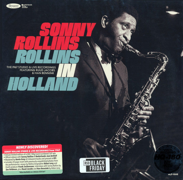 Sonny Rollins – Rollins in Holland: the 1967 Studio & Live Recordings (3LP/Deluxe Edition) 🇺🇸