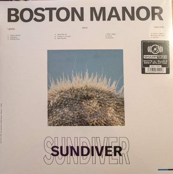 Boston Manor – Sundiver (White Sky Blue Grey Splatter Vinyl) 🇺🇸