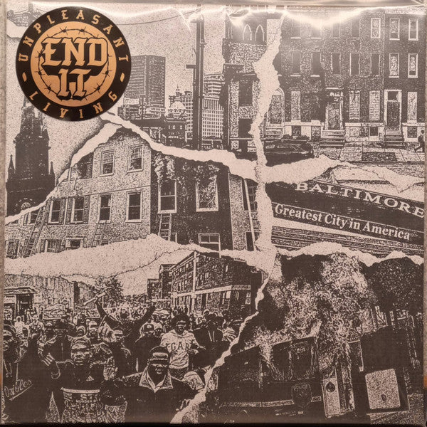 End It – Unpleasant Living (Orange Swirl Effect Vinyl) 🇺🇸