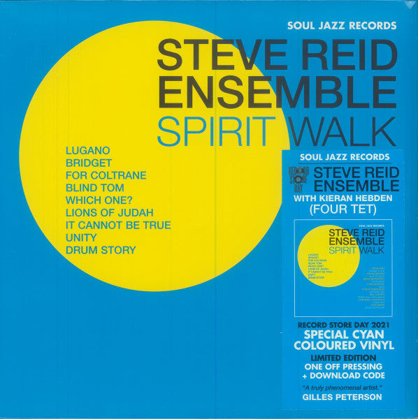 Steve Reid Ensemble (Feat. Kieran Hebden) – Spirit Walk (2LP/DL Card) 🇺🇸