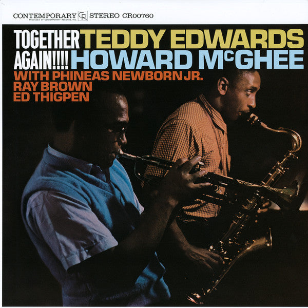 Teddy & Howard McGhee Edwards – Together Again!!!! (Contemporary Records Acoustic Sounds Series) 🇺🇸