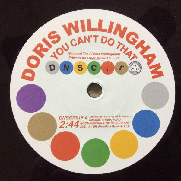 Doris & Pat Hervey with the Tiaras Willingham – You Can't Do that / Can't Get You Out of My Mind 🇺🇸