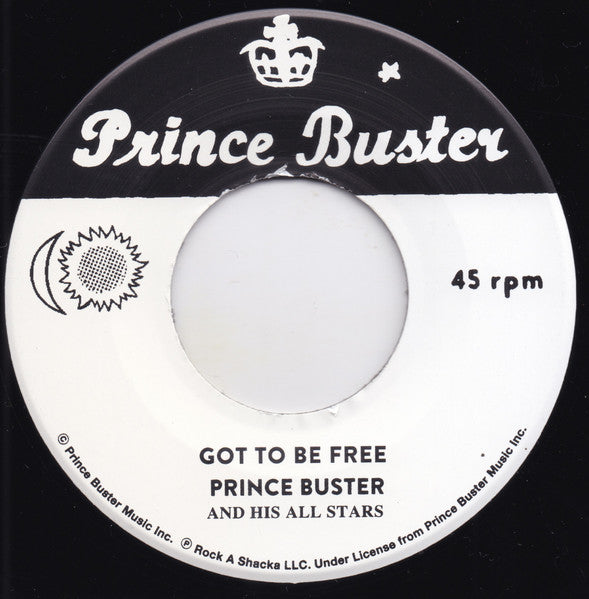Prince Buster – Got to Be Free/Black Soul 🇺🇸
