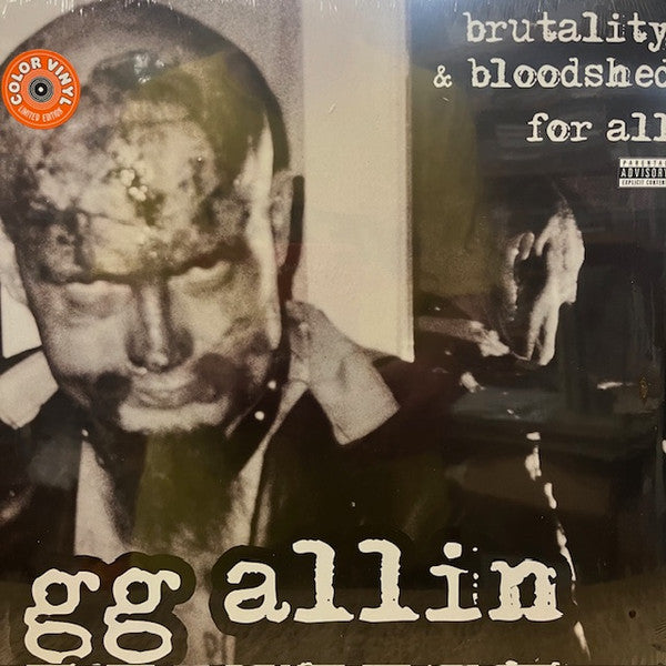 Gg & the Murder Junkies Allin – Brutality & Bloodshed or All (Clear Orange Vinyl) 🇺🇸