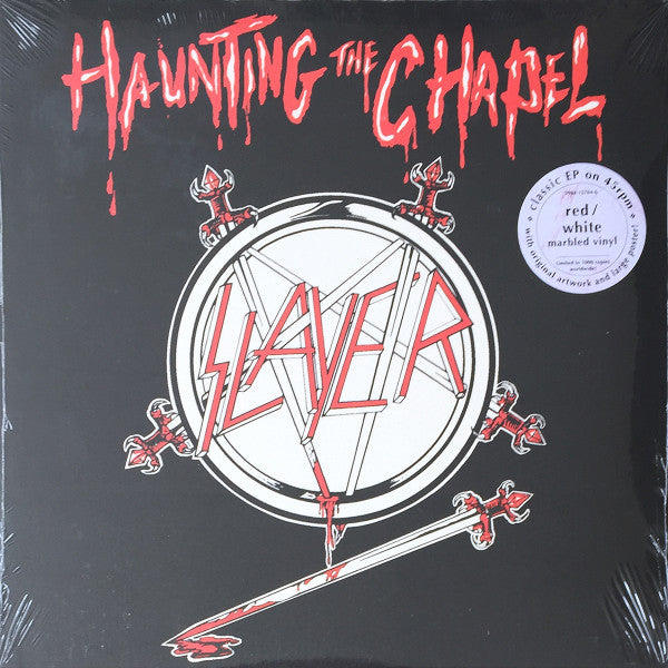 Slayer – Haunting the Chapel (Red & White Marbled Vinyl) 🇺🇸