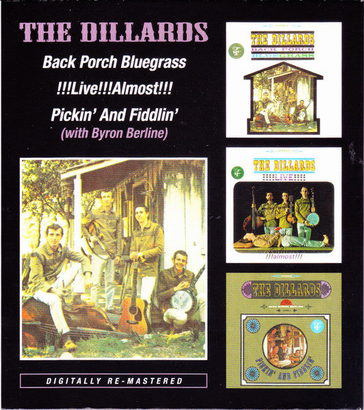 Dillards – Back Porch Bluegrass / Live Almost / Pickin (Remastered) [CD Nuevo] 💿 🇺🇸
