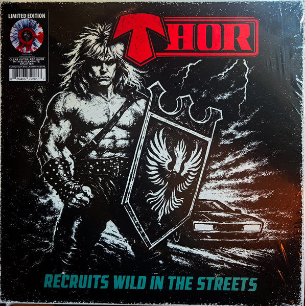 Thor – Recruits Wild in the Streets (Limited Edition/clear/red/black/white Haze/splatter Vinyl) 🇺🇸