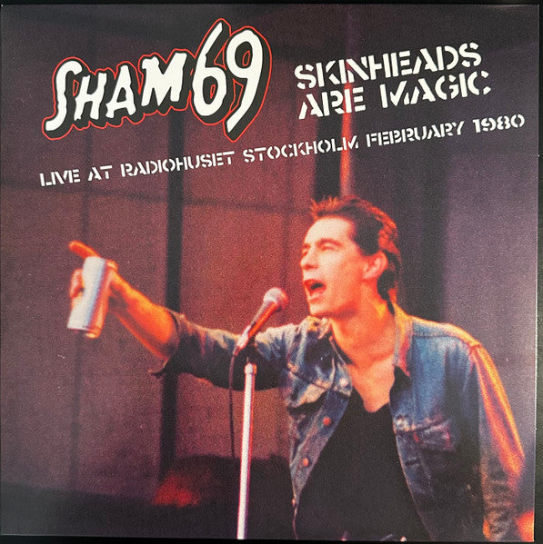 Sham 69 – Skinheads Are Magic - Live in Stockholm 02/02/1980 (Red Marbled Vinyl) 🇺🇸