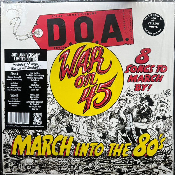 D.o.a. – War on 45 (Yellow Vinyl) 🇺🇸
