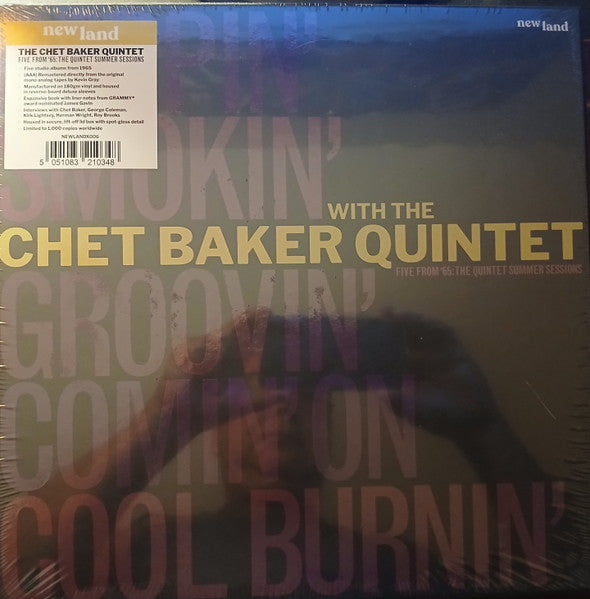 Chet Baker – Five from 65: the Quintet Summer Sessions (5LP) 🇺🇸