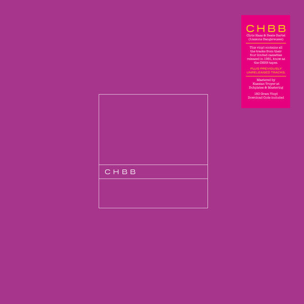 Chbb – Chbb (2LP) 🇺🇸