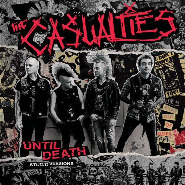 Casualties – Until Death: Studio Sessions (Red/Black Splatter Vinyl) 🇺🇸