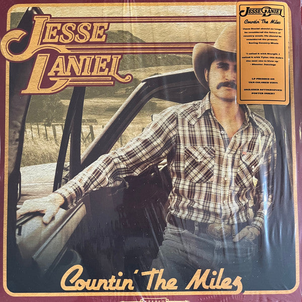 Jesse Daniel – Countin' the Miles (Tan Vinyl) 🇺🇸