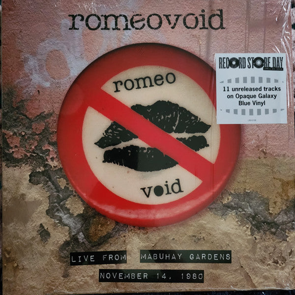 Romeo Void – Live from the Mabuhay Gardens: November 14, 1980 (Galaxy Blue Vinyl) (RSD) 🇺🇸