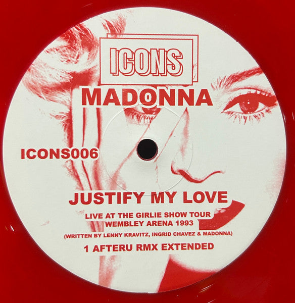 Madonna – Justify My Love (Bright Red Vinyl) 🇺🇸