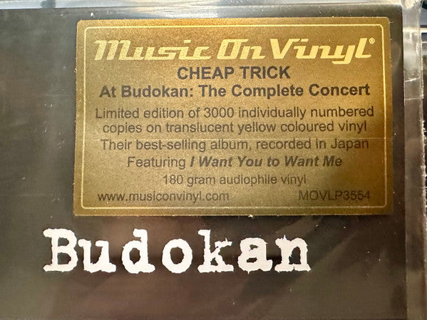 Cheap Trick – At Budokan: the Comple Concert (Translucent Yellow Vinyl/180g/numbered) 🇺🇸