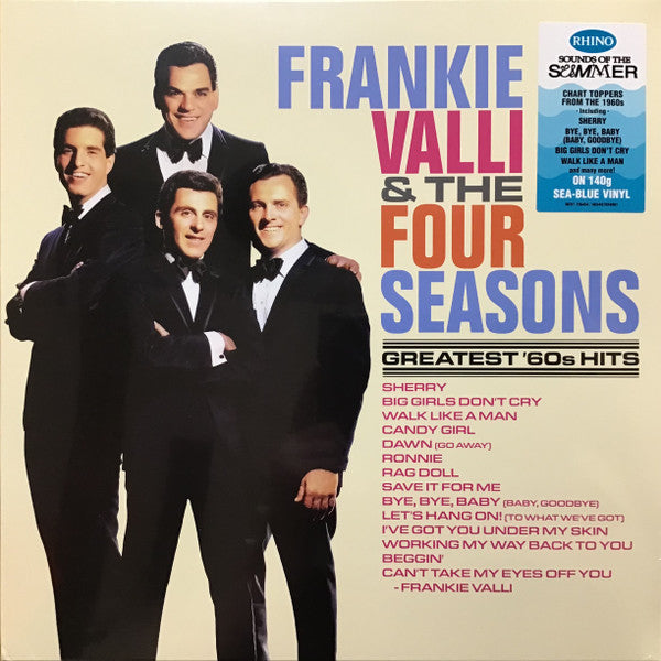Frankie & the Four Seasons Valli – Greatest '60S Hits (140G/Sea Blue Vinyl) (I) 🇺🇸