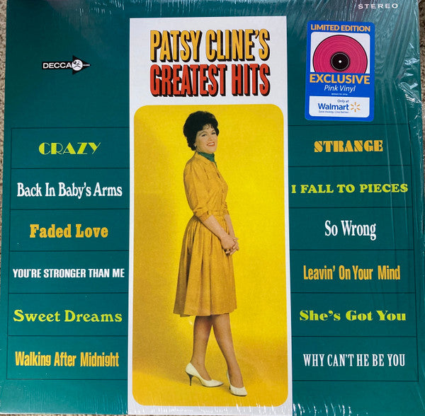 Patsy Cline – Patsy Cline's Greatest Hits (Pink Vinyl) 🇺🇸