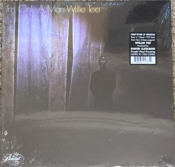 Willie Tee – I'm Only a Man (Purple Vinyl) 🇺🇸