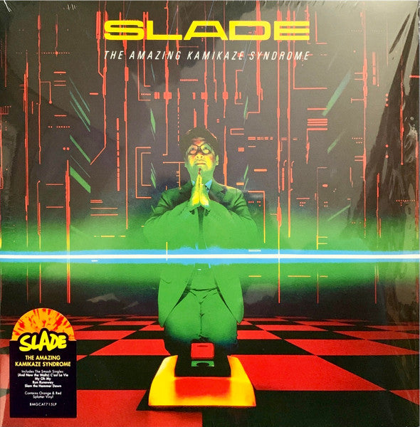 Slade – Amazing Kamikaze Syndrome (Red & Transparent Orange Splatter Vinyl) 🇺🇸
