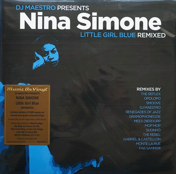 Nina & DJ Maestro Simone – Little Girl Blue Remixed (2LP/Green Vinyl/180G) 🇺🇸