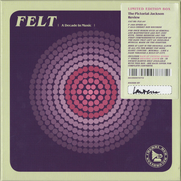 Felt – Pictorial Jackson Review (Remastered CD/7 Inch Vinyl BOX) 🇺🇸
