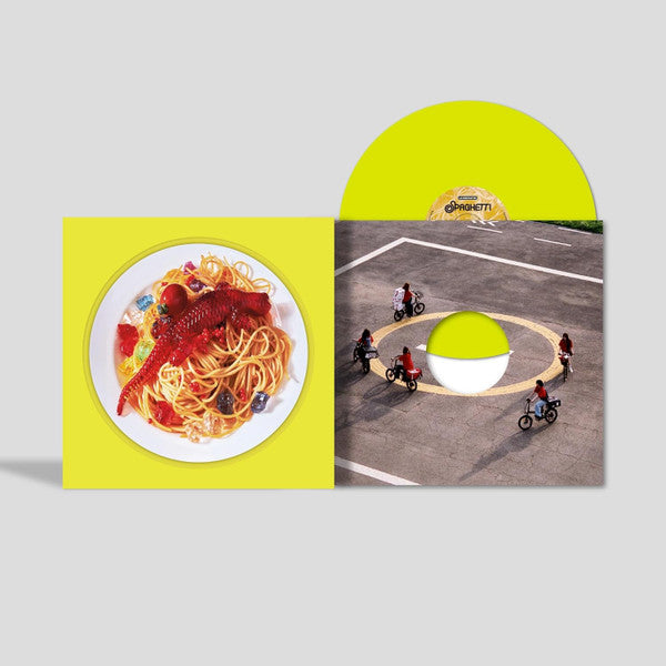 Le Sserafim – Spaghetti - 1ST Single Album (Neon Yellow Vinyl) (US Exclusive) 🇺🇸