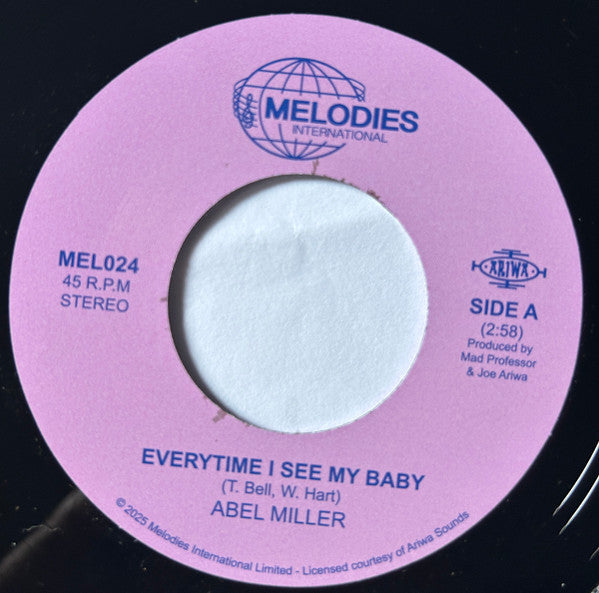 Abel / Mad Professor Miller – Every Time I See My Baby 🇺🇸