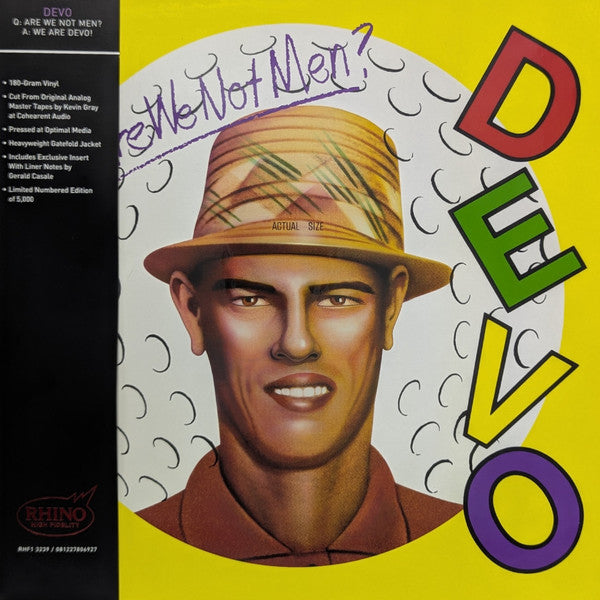 Devo – Q: Are We Not Men? (Rhino Hi-fi) (B&m) 🇺🇸