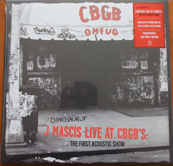 J Mascis – Live at Cbgbs (Transparent Red Vinyl) 🇺🇸