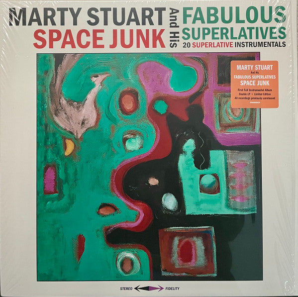 Marty & His Fabulous Superlatives Stuart – Space Junk (Blue Vinyl) 🇺🇸