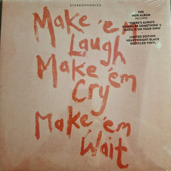 Stereophonics – Make Em Laugh, Make Em Cry, Make Em Wait (180G/Recycled Vinyl) 🇺🇸