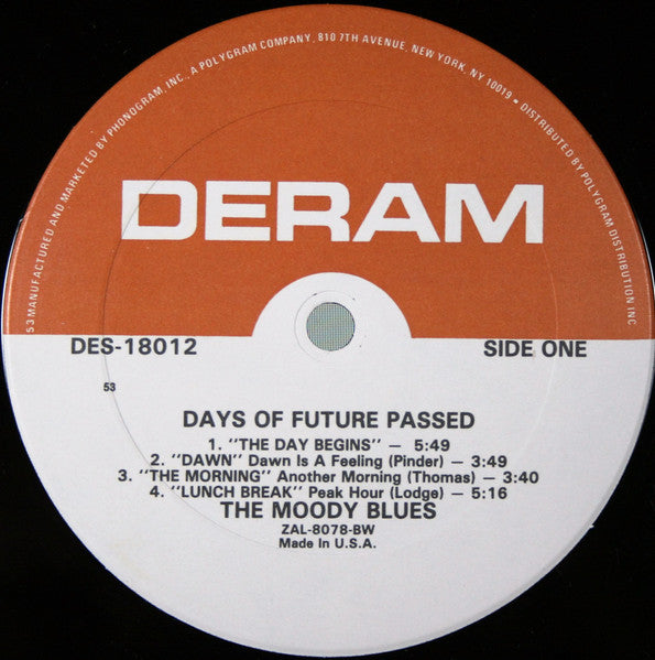 Moody Blues (The) With The London Festival Orchestra Conducted By Peter Knight – Days Of Future Passed (Usado)