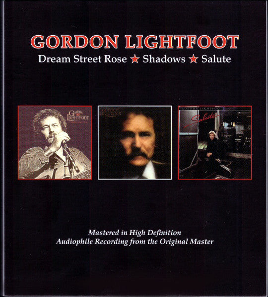 Gordon Lightfoot – Dream Street Rose / Shadows / Salute (Remastered) [CD Nuevo] 💿 🇺🇸