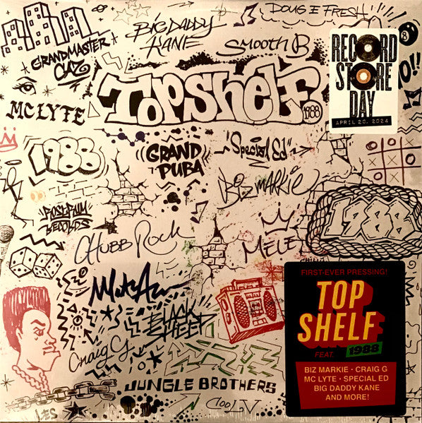 Various Artists – Top Shelf 1988 (Transparent White Marble Vinyl) (RSD) 🇺🇸