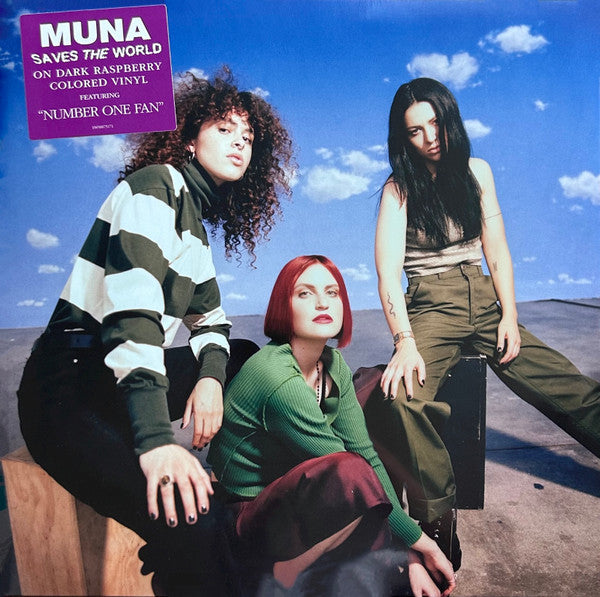 Muna – Saves the World (Raspberry Vinyl) 🇺🇸