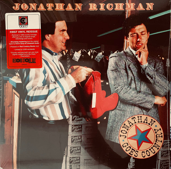 Jonathan Richman – Jonathan Goes Country (Red Cowboy Boots Vinyl) (RSD) 🇺🇸